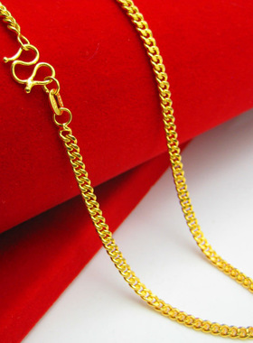 久不掉色男女款饰品黄金项链