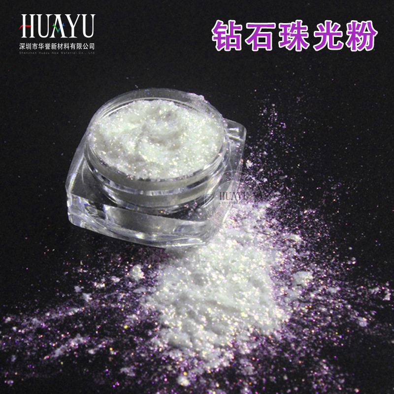 爆闪银河流麻星空闪粉幻彩钻石偏光粉美甲彩妆效果颜料油漆油墨用