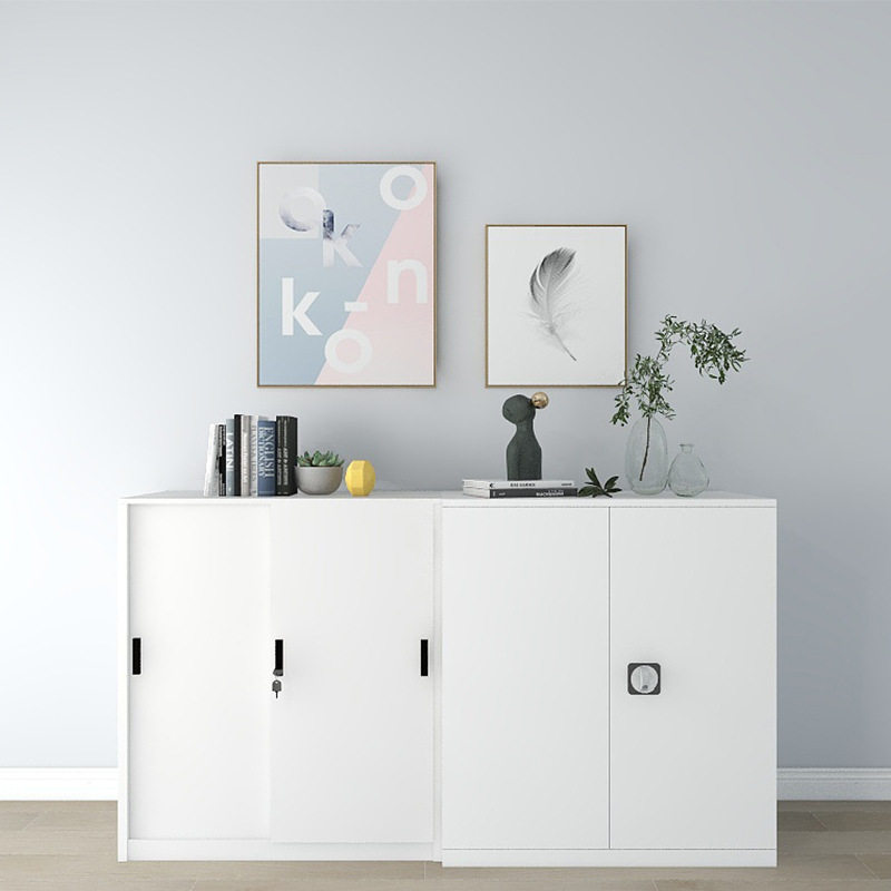 厂家直销钢制办公室资料柜单节文件柜多格储物桌下收纳矮柜档案柜