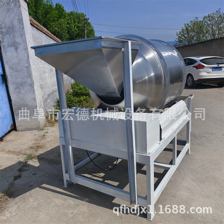 加厚304不锈钢滚筒拌料混合机