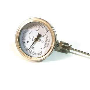 径向双金属温度计100度200度 WSSF 双金属温度计WSS 411