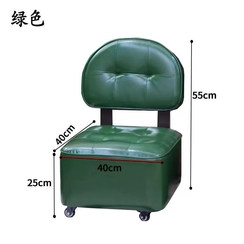 溜溜凳沙发椅家用客厅阳台休闲椅沙发凳家用门口换鞋凳洗脚凳带轮
