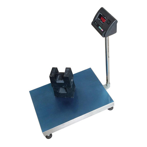 400*500mm300公斤电子秤 450X600mm500千克电子台称 600kg落地秤