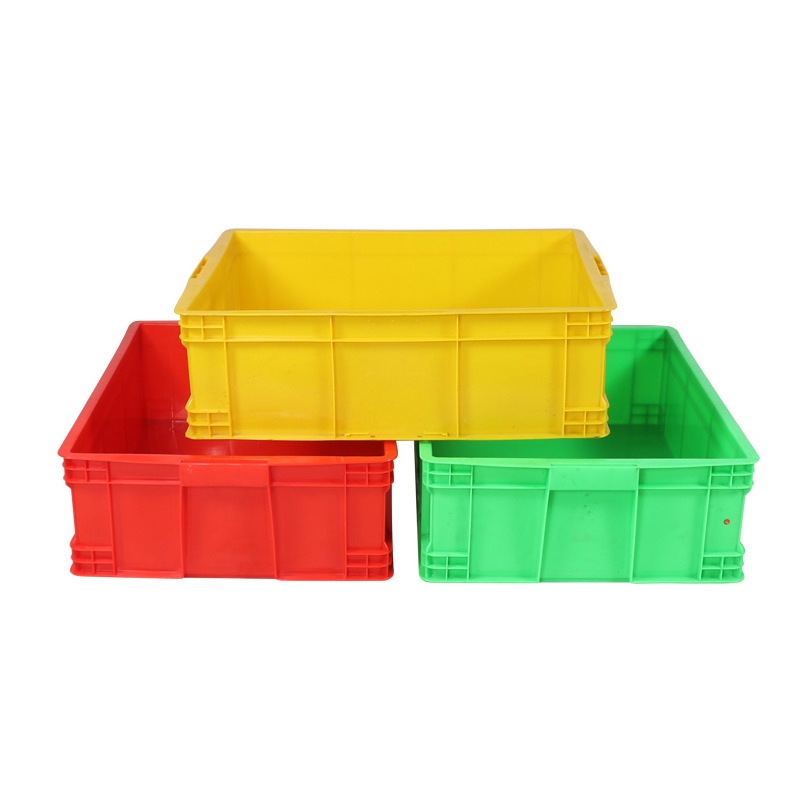 加厚周转箱长方形塑料筐物流大号带盖胶箱水产箱储物箱收纳整理箱