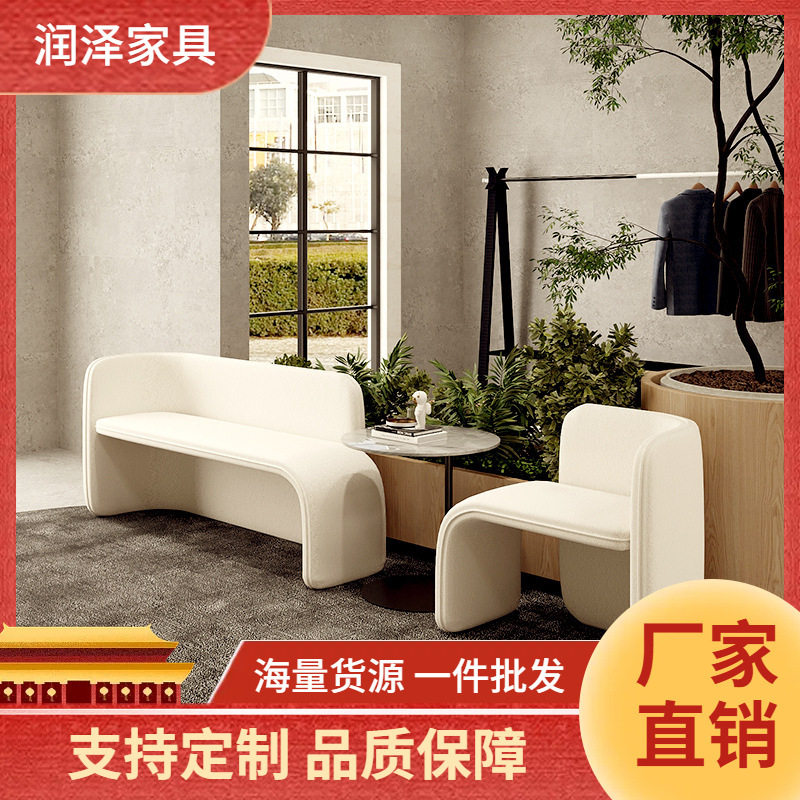 网红轻奢现代简约长条换鞋凳