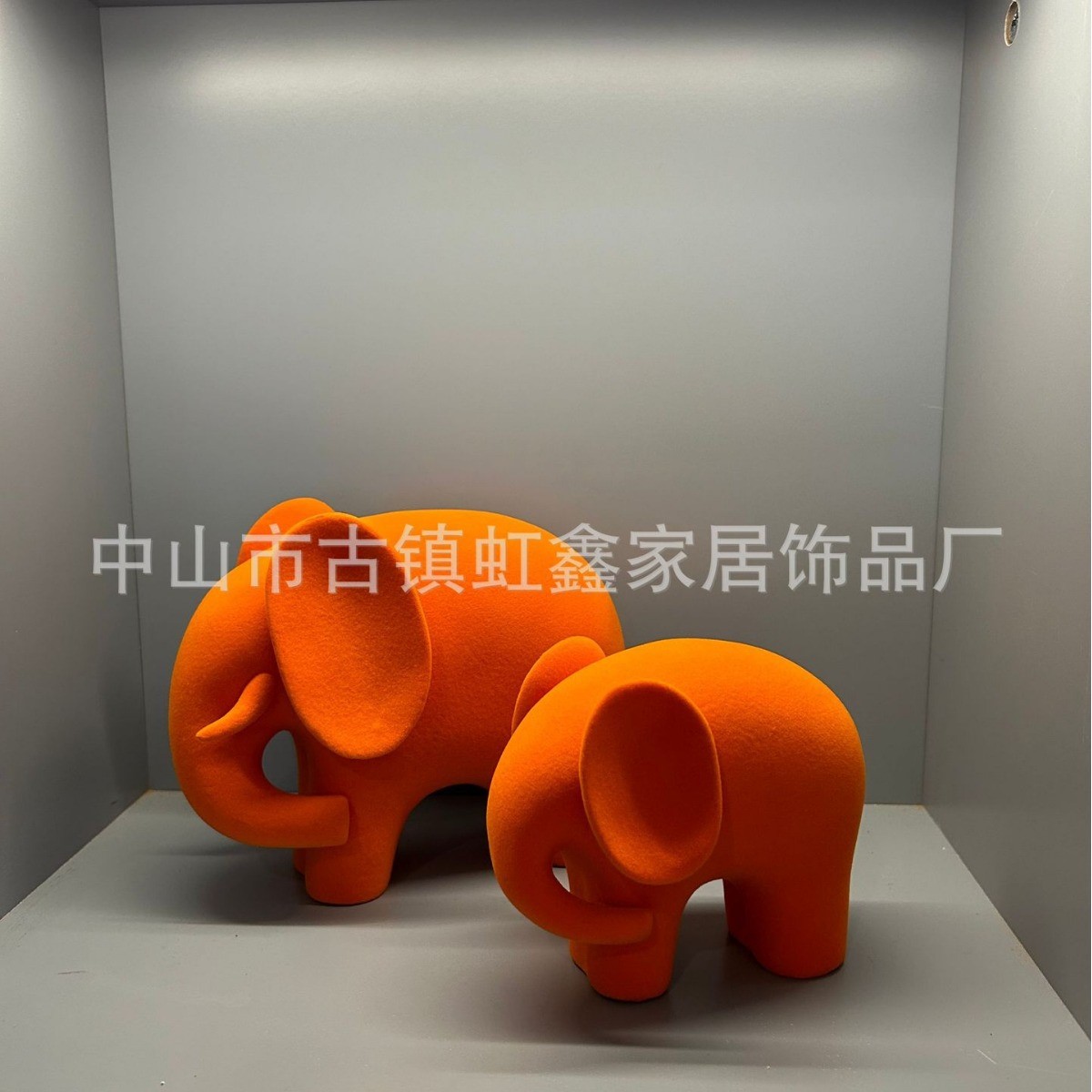 简约现代大象摆件一对办公室装饰品客厅酒柜摆件家居饰品工艺品