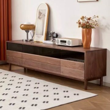 北美黑胡桃木实木电视柜家具储物柜小户型北欧极简落地柜茶几组合,电子元器件市场,电线扎带/束线带,淘宝优惠券,粉丝福利购,淘宝优惠卷