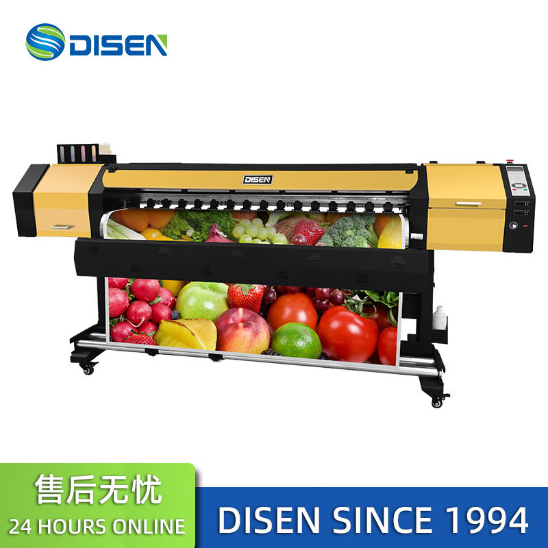1.8喷绘写真机弱溶剂广告背胶软膜打印机 Digital Inkjet Printer