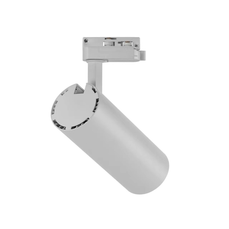 LED调用铝材调焦轨道灯服装店专用射灯10-60度调焦内置DALI调光