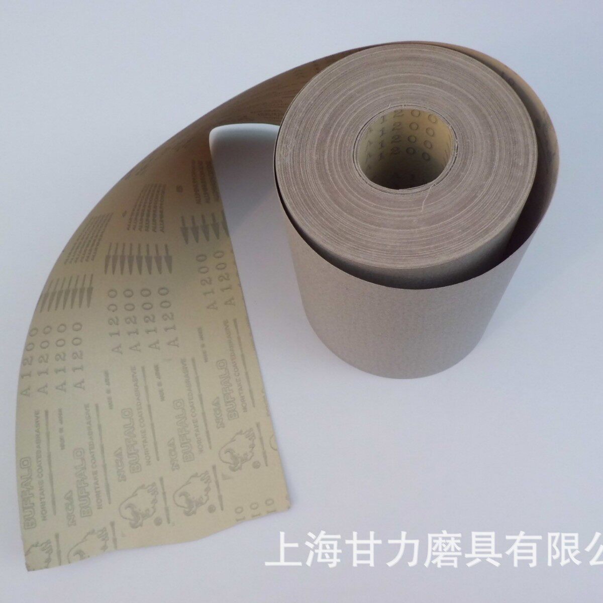 日本野牛软砂布卷进口涂层白砂布600目A1200J36做0.2*50mNCA