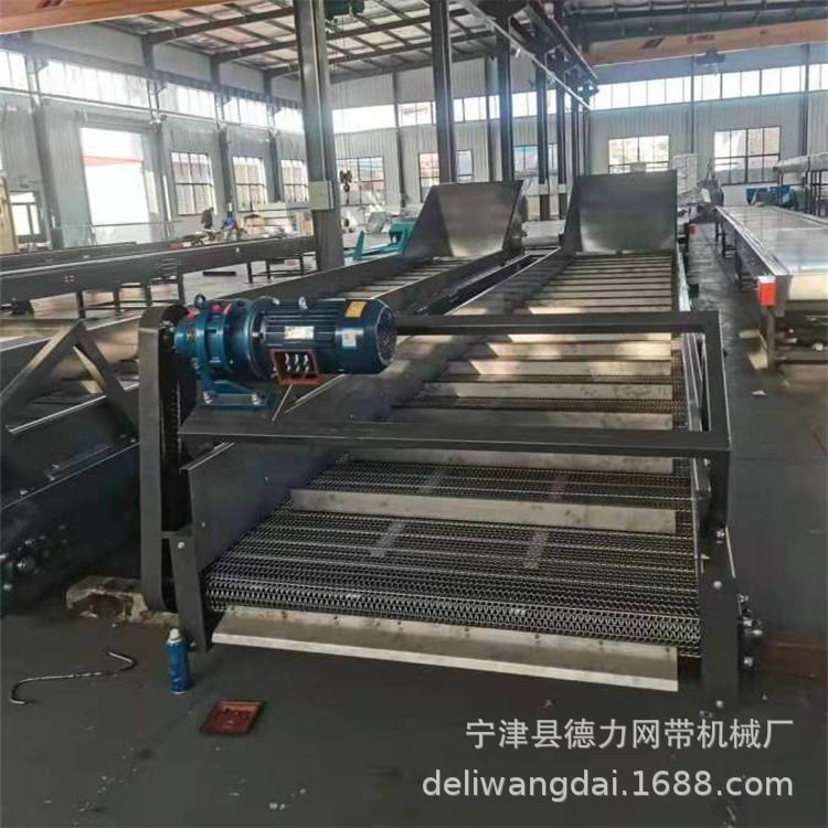 钢丝网带输送带金属加密螺旋网带乙型网带传送带不锈钢链条式网带
