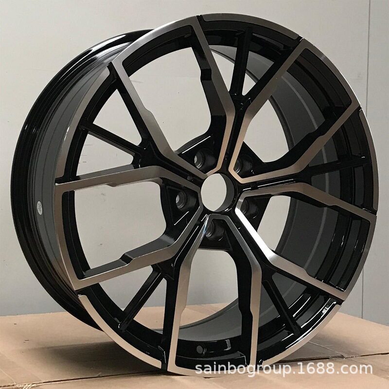 F66DX038 19寸 黑色车面 盛博汽车改装铝合金轮毂轮圈
