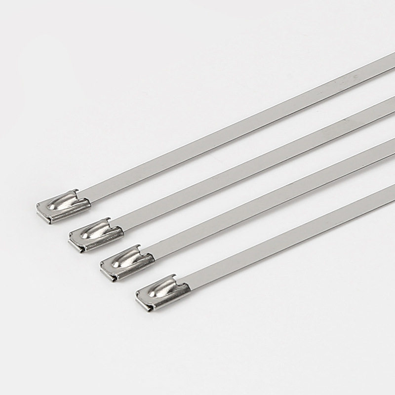 304材质船用扎带 4.6宽系列不锈钢扎带5*1200mm铁扎带100条/包