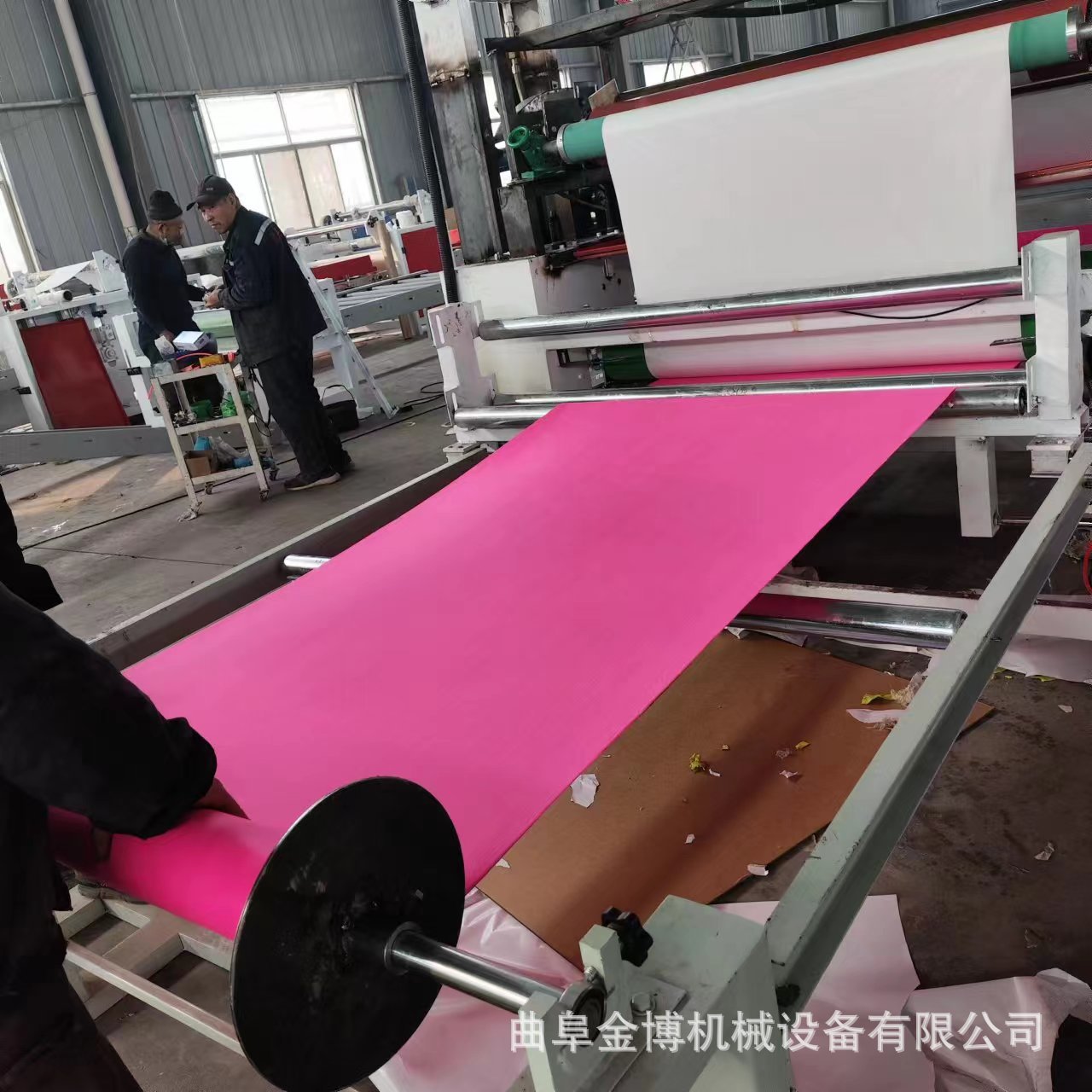 橡塑地板革PVC膜复合机 EVA热胶涂胶机 卷对卷涂胶贴合设备