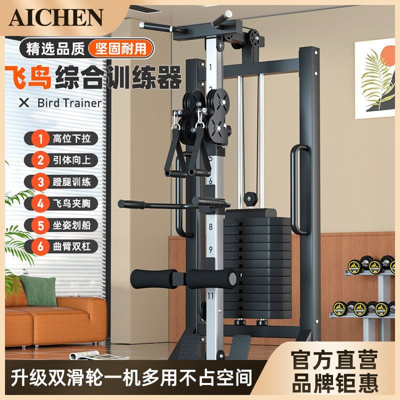 单边飞鸟综合训练健身器材多功能一体高位下拉练背引体向上架