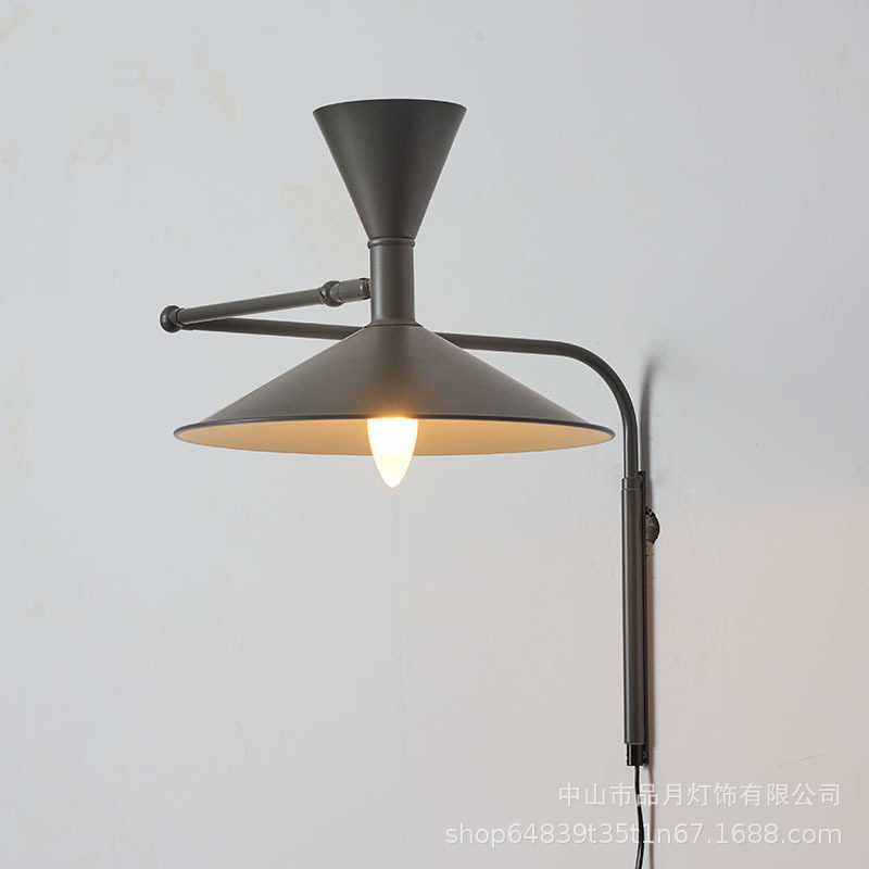 北欧设计师现代经典室内多功能可调节办公书桌床头装饰金属壁灯具