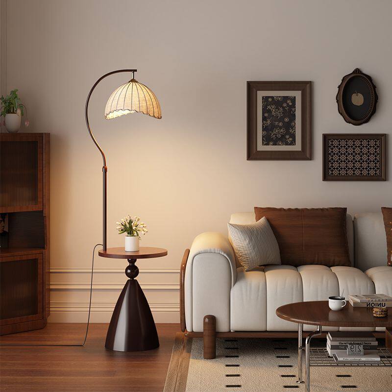 中古风置物氛围落地灯客厅卧室