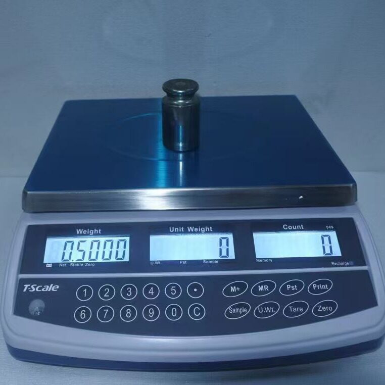 欧规英文版台衡惠而邦T-SCALE电子计数称 点数电子秤JSC-QHC