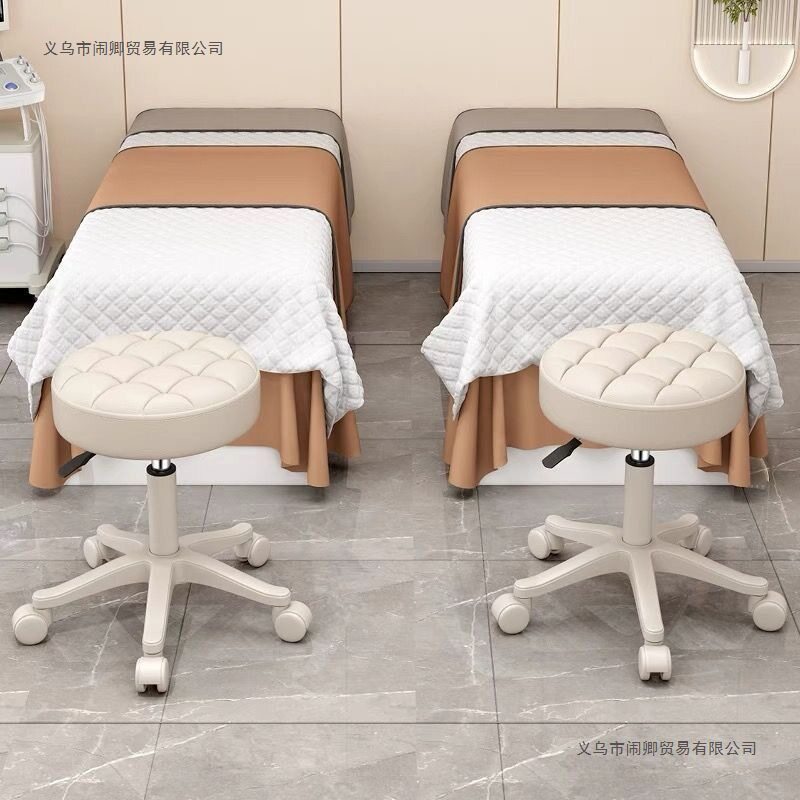 美容院专用旋转凳子升降大工椅滑轮美甲椅理发店家居圆椅子美睫凳