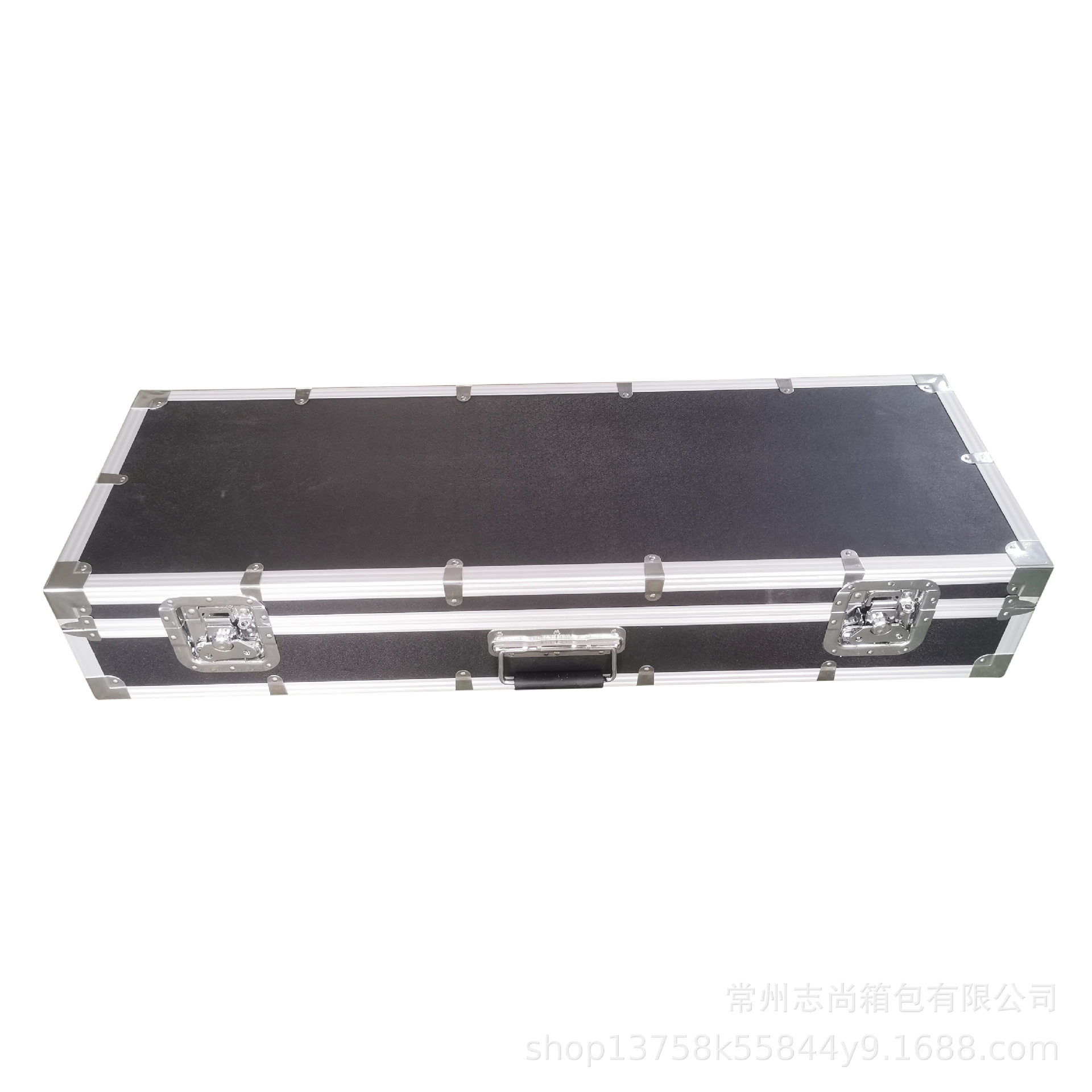 厂家黑色铝合金箱蝴蝶锁铝箱指挥作业箱仪器设备箱物资储备箱
