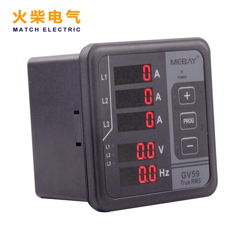 GV59发电机多功能数显表三相电压/电流/频率/三合一多功能监测表