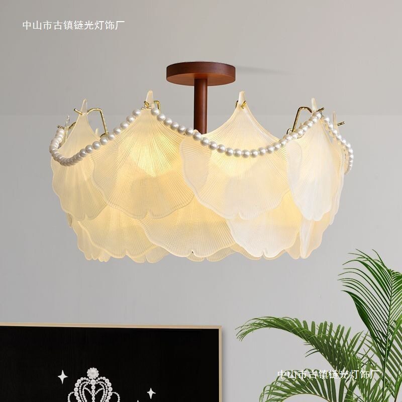 法式中古轻奢珍珠吸顶灯
