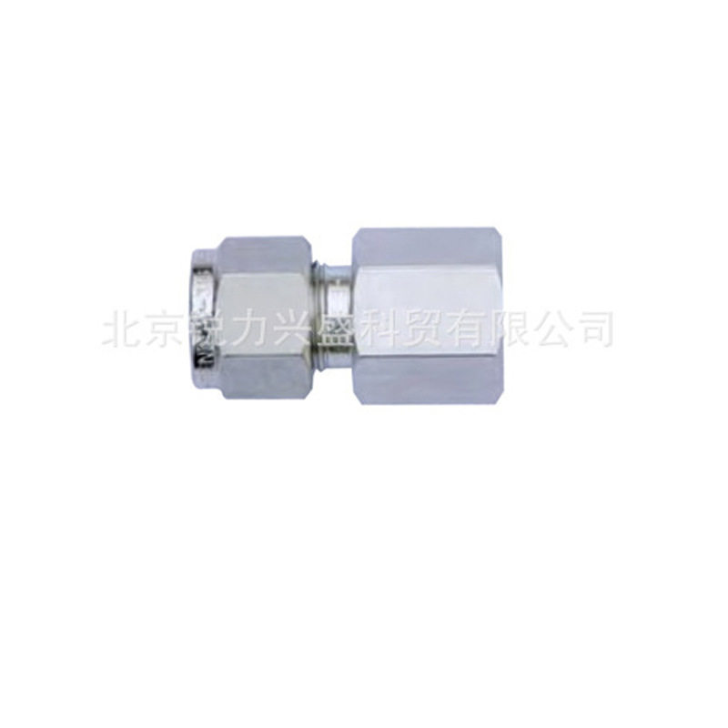 捷锐卡套接头 内螺纹管接头SS-FC-TF6M-FNT6捷锐6mm卡套转3/8"NPT
