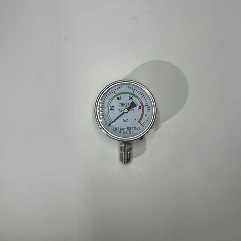 不锈钢隔膜防腐耐高温真空表