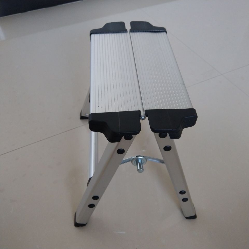 铝合金一步梯家用轻便小折叠凳子2斤重马扎凳钓鱼凳子小坐凳便携