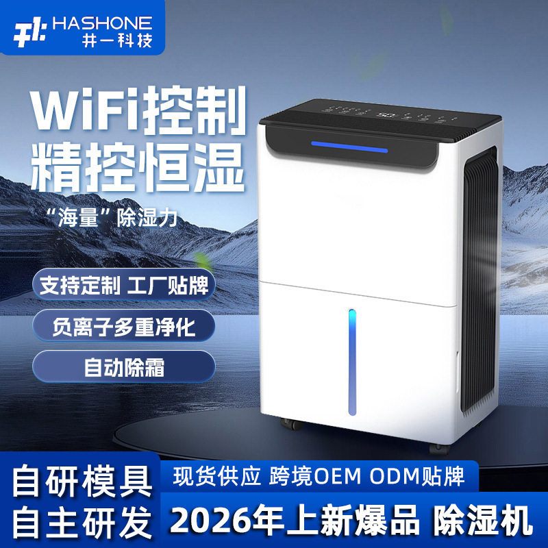 井一跨境负离子家用除湿机空气净化吸湿器回南天除潮神器新品YC3