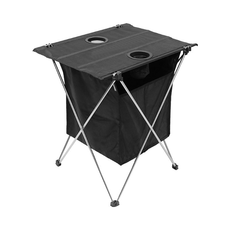 带储物袋折叠桌 户外露营便携式 野餐旅行装备 铝合金可收纳