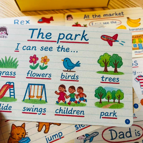 幼儿英语启蒙开口神器高效启蒙分级阅读思维导图支持小蝌蚪点读