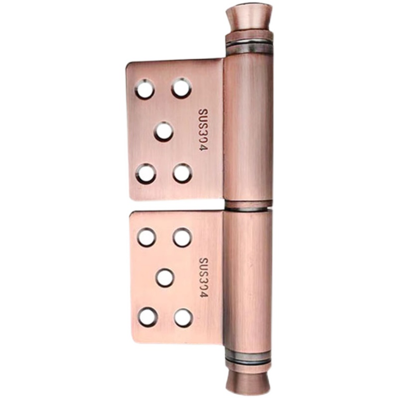 不锈钢防盗门皇冠头仿红古铜色重型旗型脱卸有无孔门焊接铰链合页