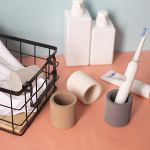 硅藻土牙刷架耐脏吸附异味家用牙刷杯浴室用品干燥电动吸水牙刷座
