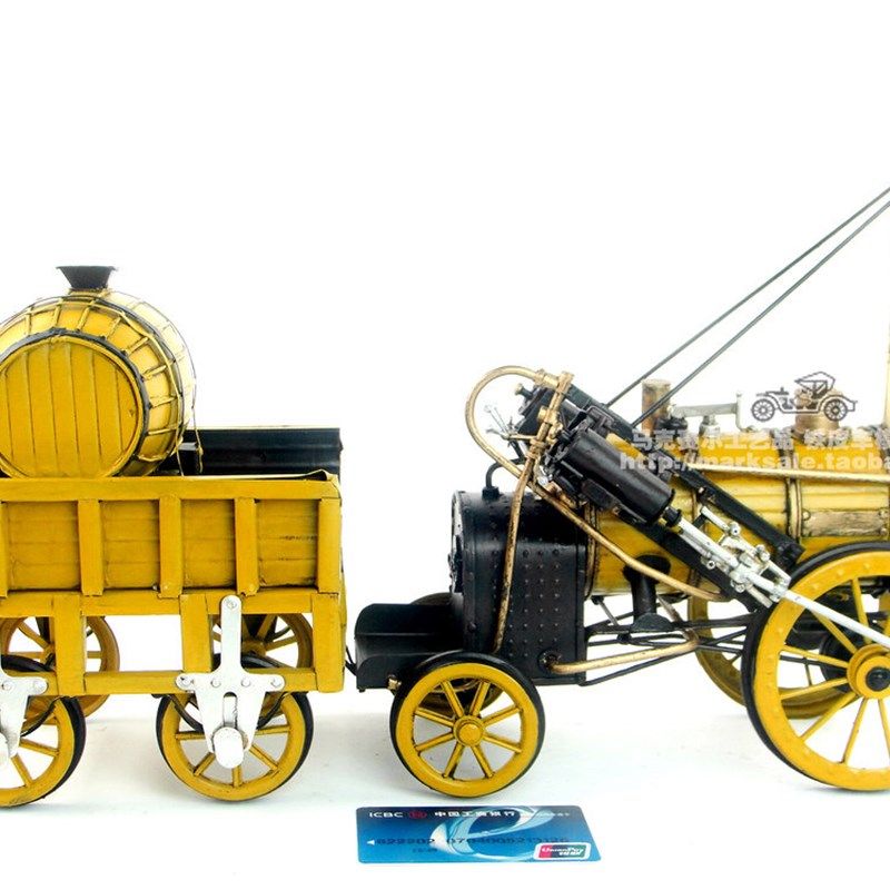 复古铁皮火车模型摆件 1829年旅行者号蒸汽机车-精细收藏版 礼物,家居饰品,装饰摆件,淘宝优惠券,粉丝福利购,淘宝优惠卷