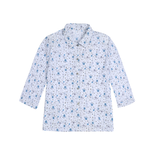 夏装妈妈装的确良衬衣老人衣服60岁70奶奶装春装衬衫中老年人女装