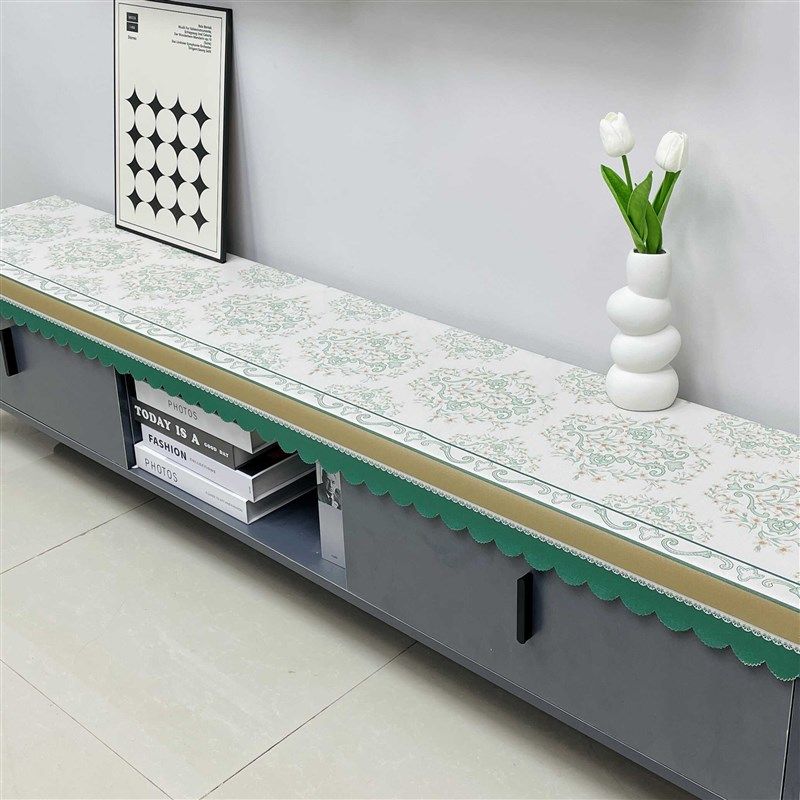 电视柜条几柜防水防油防烫桌布长方形电视机柜鞋柜保护垫长条盖巾,居家布艺,茶几垫,淘宝优惠券,粉丝福利购,淘宝优惠卷