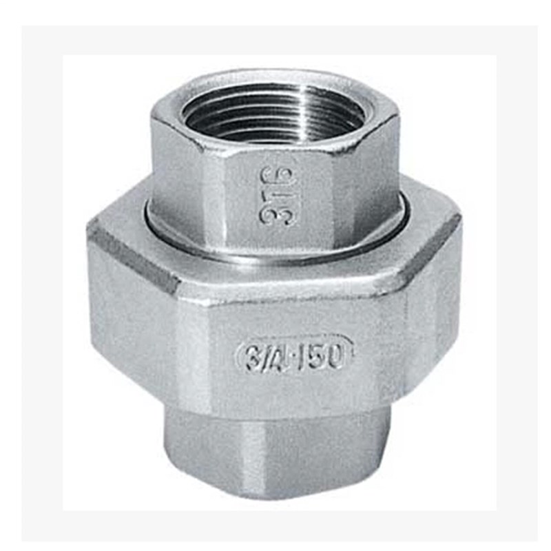 316不锈钢活接头活结DN15/4分不锈水暖水管配件PVC管接头内丝活接