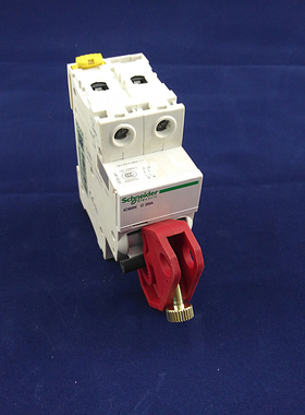 微型断路器空开通用锁具自带锁紧螺丝红色1P2P3P4P上锁挂牌安全锁