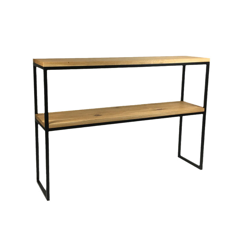 北欧简约入户玄关桌窄长条置物架沙发边几墙角小桌厨房隔板收纳架