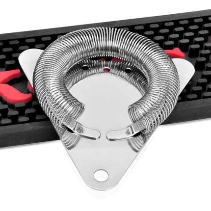 创意不锈钢冰隔滤冰器隔冰块鸡尾酒滤酒器创意酒吧调酒过滤网工具