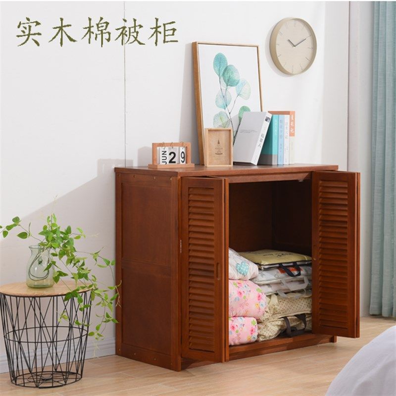 阳台柜子储物柜被子收纳柜大容量衣柜4门家用实木多功能木柜防晒,住宅家具,独立衣柜,淘宝优惠券,粉丝福利购,淘宝优惠卷