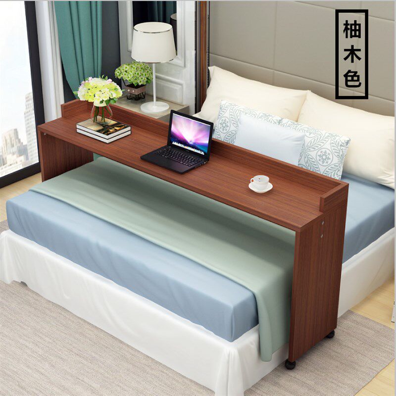 包邮跨床桌移动电脑桌笔记本床上懒人桌床边书桌学习桌双人电脑桌