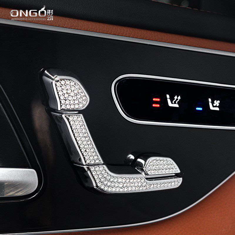 ONGO形动适用全新24款奔驰E级E300L内饰方向盘标水晶镶钻动环钻贴