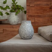 饰摆件陶罐 泡泡陶瓷花瓶客厅桌面插花花器家居创意装 创意高级