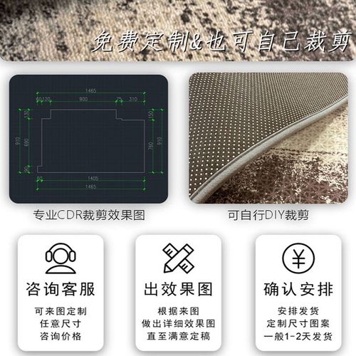 大门口进门玄关脚垫高端入户门地垫防滑家用客厅地毯卧室北欧垫子