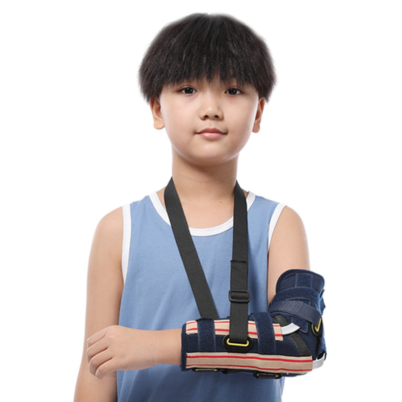 儿童肘关节固定支具胳膊肘手臂骨折扭伤脱臼康复吊带石膏夹板绑带