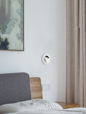 现代酒店床头阅读灯CREE灯珠嵌入式可旋转调角度床头书桌灯楼梯灯