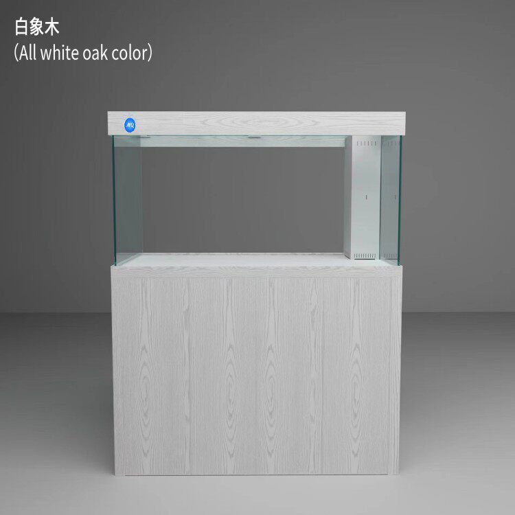 龙鱼缸水族箱流线型超白玻璃中型生态缸下过滤底滤龙缸鱼缸长方形