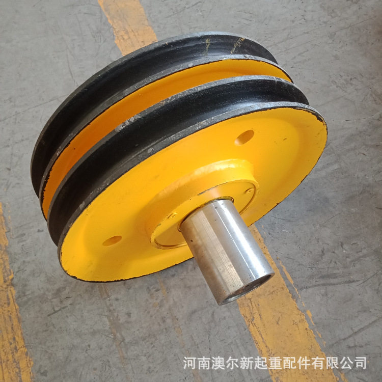 厂家供应起重机滑轮组20t轧制铸钢滑轮组吊钩滑轮片